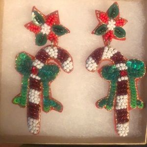 NEW! Jingle Bell Candy Christmas Earrings